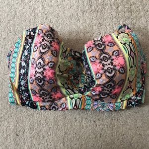 Victoria’s Secret Swim Top in colorful print!
